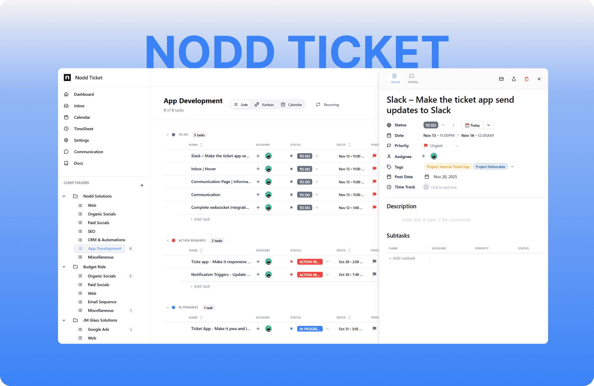 NODD TICKET